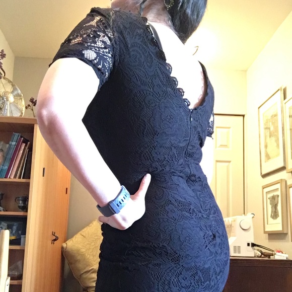 Lace Little Black Dress - Picture 6 of 6
